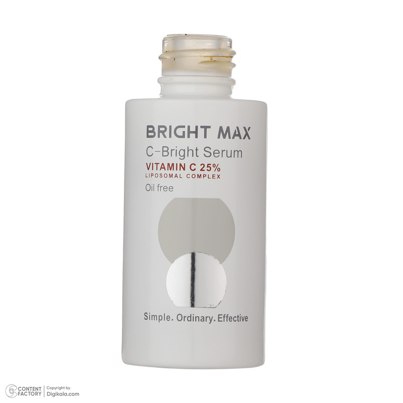 سرم روشن کننده برایت مکس مدل ویتامین C حجم 30 میلی لیتر
