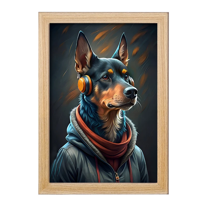 تابلو خندالو مدل سگ (Dog) کد F7081