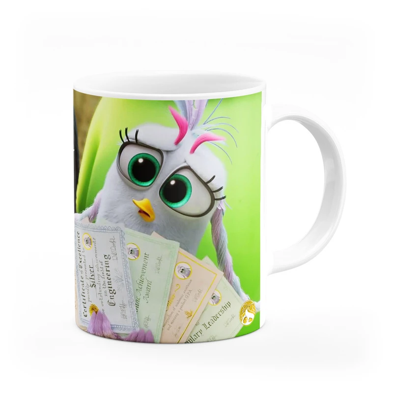 ماگ هومرو طرح انیمیشن پرندگان خشمگین The Angry Birds مدل MG3211