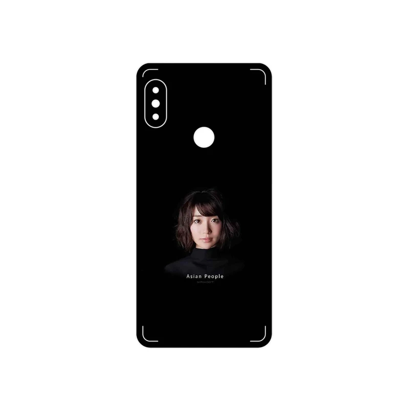 برچسب پوششی ماهوت مدل Portrait of an Asian Woman مناسب برای گوشی موبایل شیائومی Redmi Note 5 Pro