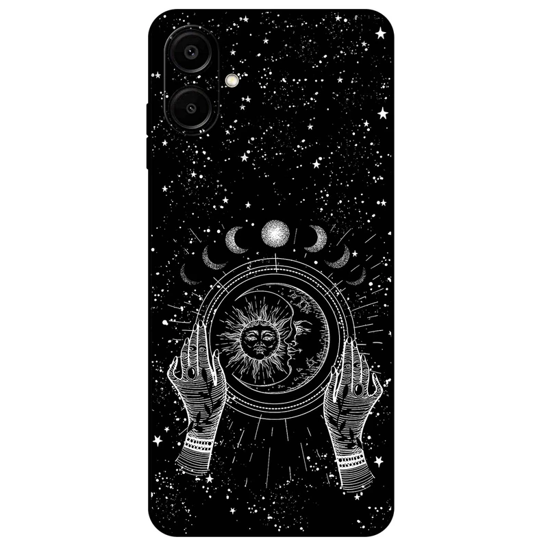 کاور مگافون طرح ماه و خورشید مدل 1892 مناسب برای گوشی موبایل سامسونگ Galaxy A06          