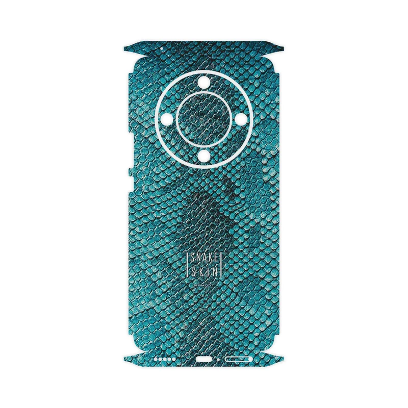 برچسب پوششی ماهوت مدل Blue Snake Skin-FullSkin مناسب برای گوشی موبایل آنر X9b
