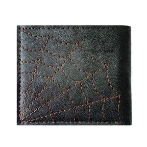 کیف پول مردانه چرم مارلیک مدل عنکبوتی