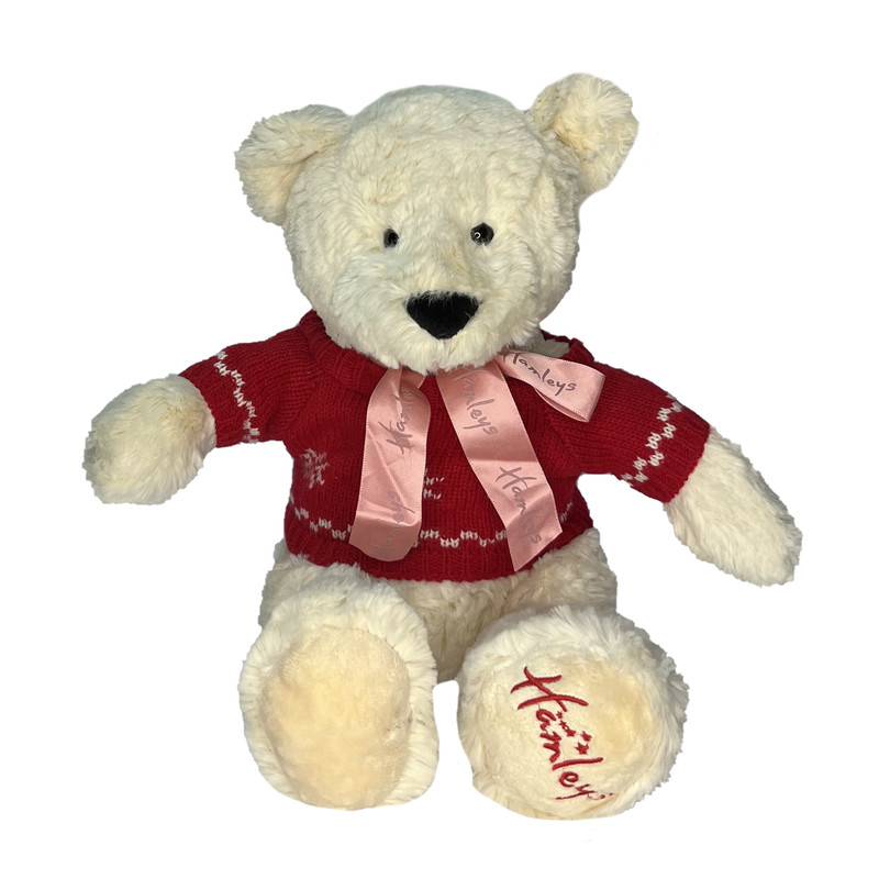 عروسک طرح خرس تدی مدل Hamleys Teddy Bear کد SZ12/1097 ارتفاع 25 سانتی متر