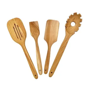 سرویس کفگیر و قاشق 4پارچه مدل چوبی