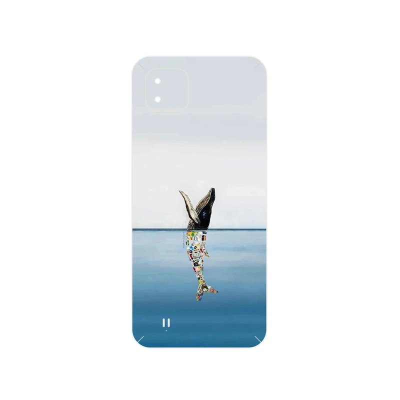 برچسب پوششی ماهوت مدل Collage of Sea Trash مناسب برای گوشی موبایل ریلمی C11 2021