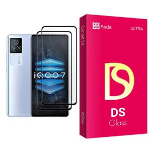 Asda DS Glass MIX002 Screen Protector For  iQOO 7 Pack Of 2