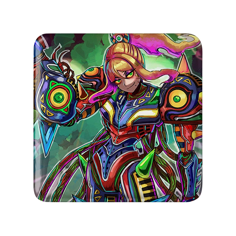 مگنت خندالو طرح بازی متروید (Metroid) مدل مربعی کد 35667