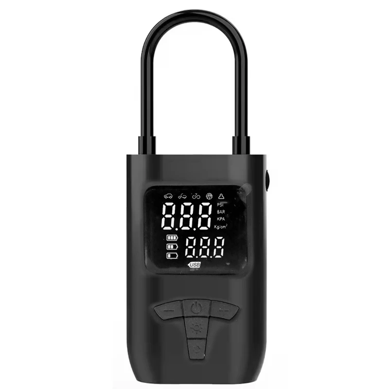 پمپ باد مدل HQ-058 شارژی کد 1816 با 150  سی سی حجم هوای تزریقی در هر پمپاژ