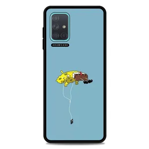 AKAM AMC-WSGA71-SPONGE BOB1 Cover For Samsung Galaxy A71