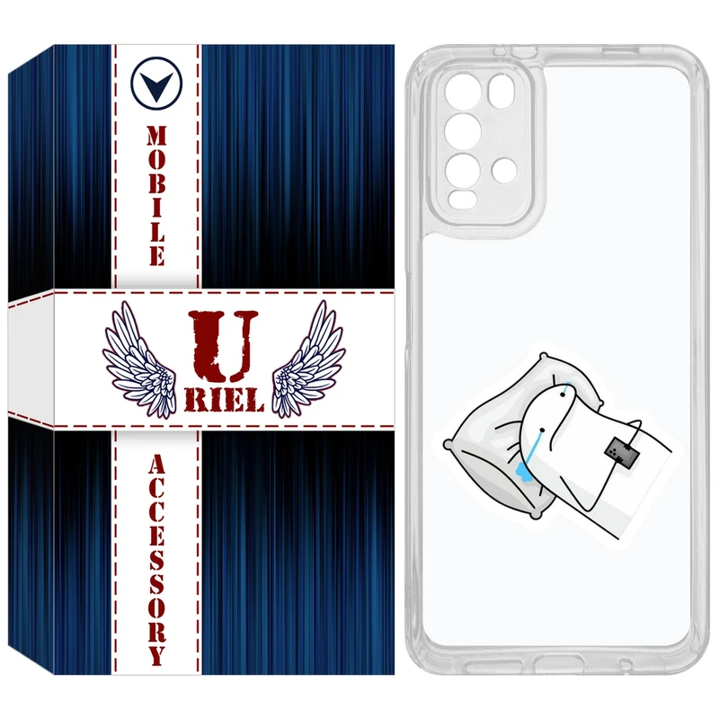 کاور یوریل مدل Clear کد 81 طرح غمگین مناسب برای گوشی موبایل شیائومی Redmi 9T / Poco M3