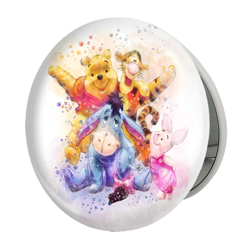 آینه جیبی خندالو طرح خرس پو Winnie The Pooh مدل تاشو کد 1592 