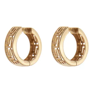 گوشواره حلقه ای طلا 18 عیار زنانه مایا ماهک مدل ME1209