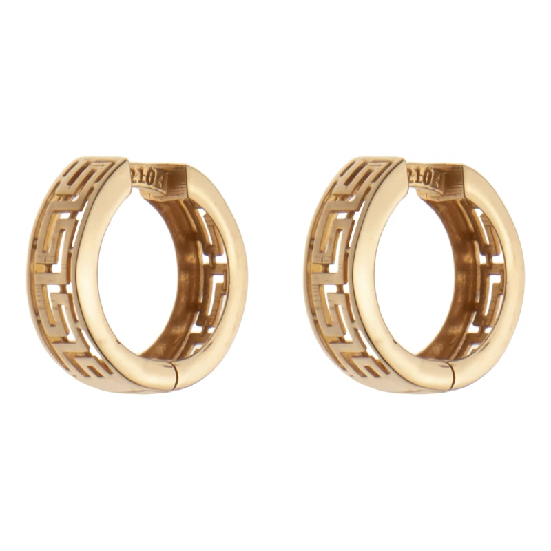 گوشواره حلقه ای طلا 18 عیار زنانه مایا ماهک مدل ME1209