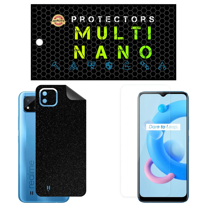 محافظ صفحه نمایش مولتی نانو مدل X-SFG مناسب برای گوشی موبایل ریلمی C20 به همراه برچسب پوششی