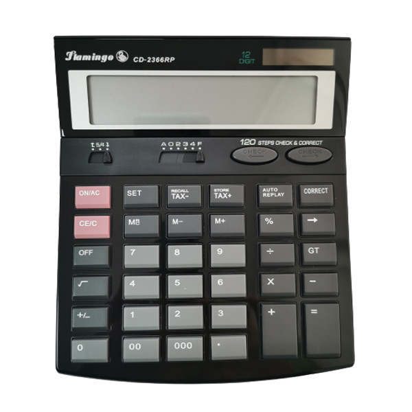 ماشین حساب فلامینگو مدل CD-2366RP کد 120