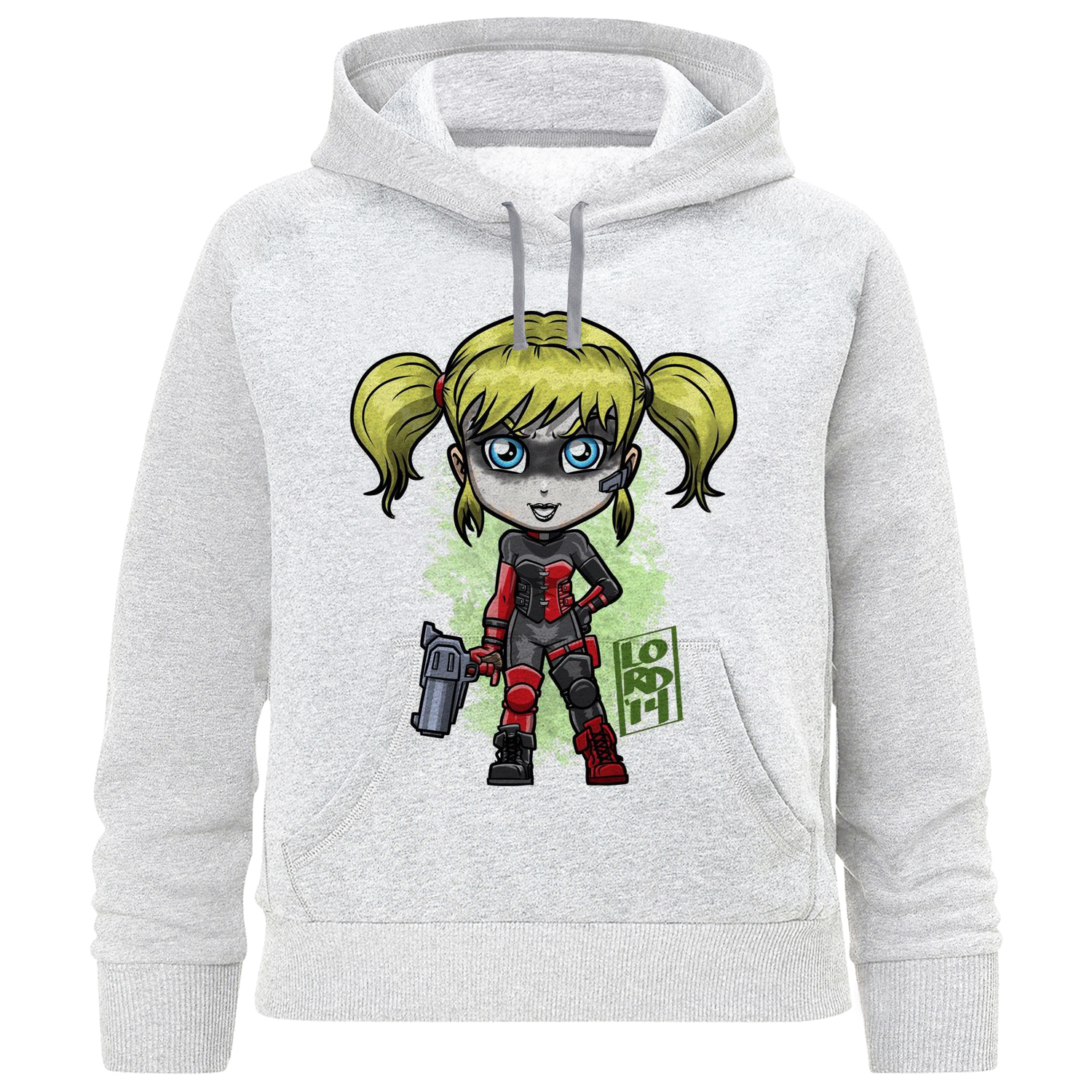 هودی دخترانه طرح هارلی کد W14