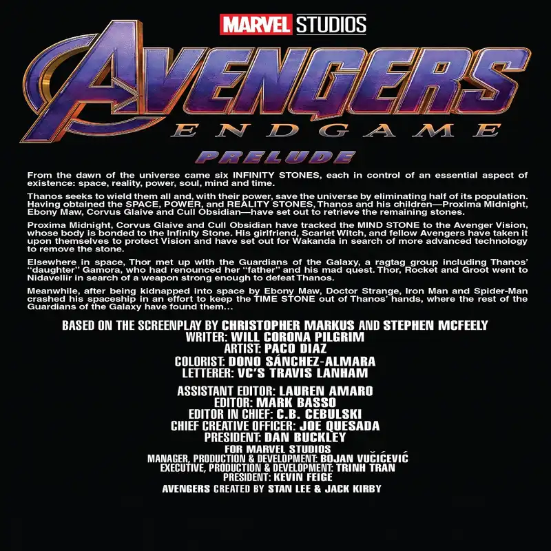 مجله Marvels Avengers Endgame Prelude 3 فوریه 2019