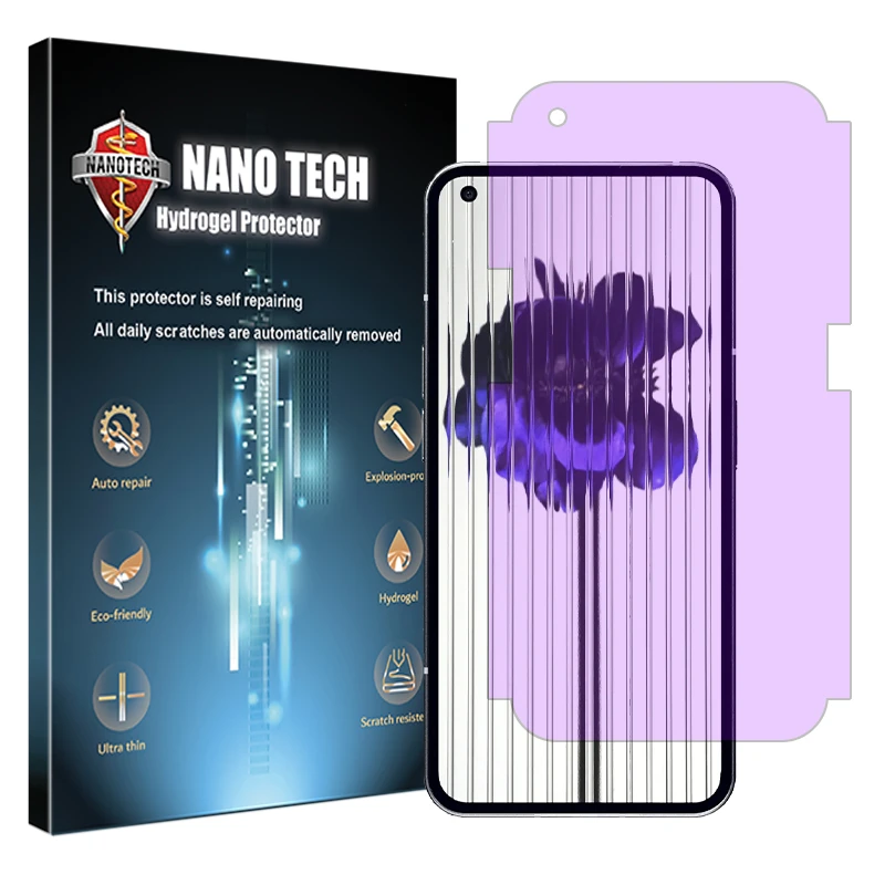 محافظ صفحه نمایش فیلتر بنفش نانو تک مدل Eye Care مناسب برای گوشی موبایل ناتینگ Phone 1