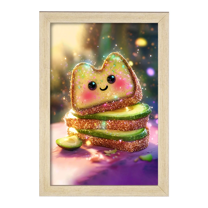 تابلو خندالو مدل نان تست کیوت کد F11512