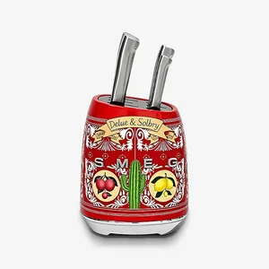 سرویس چاقو 7 پارچه با تیغه استیل و با دسته استیل اسمگ مدل Dolce & Gabbana