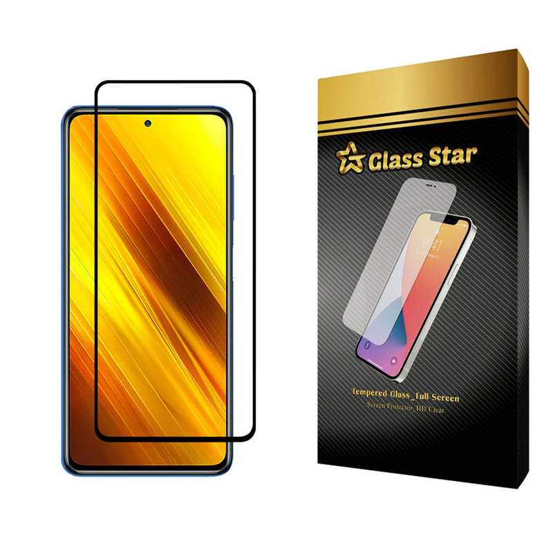 محافظ صفحه نمایش گلس استار مدل F مناسب برای گوشی موبایل شیائومی Poco X3 Pro