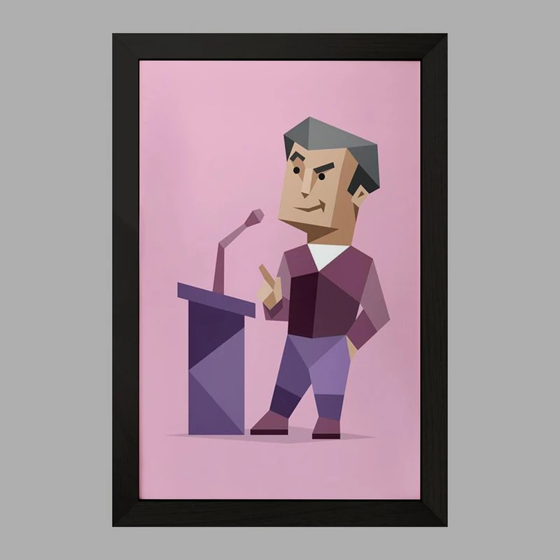 تابلو خندالو مدل تایپ شخصیتی مبلغ ENTP  کد 7704