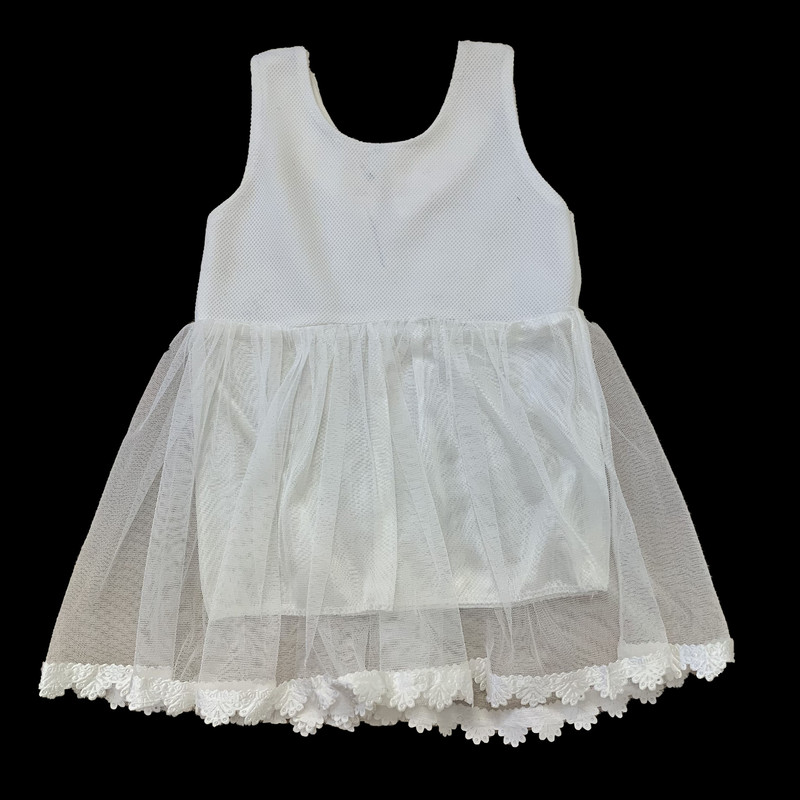 پیراهن دخترانه مدل S7173 رنگ سفید