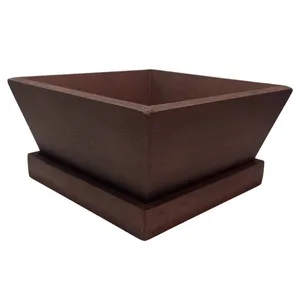 گلدان چوبی مدل بن سای