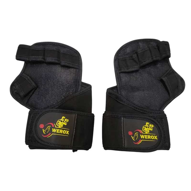 مچ بند بدنسازی محافظ کف دست مدل J-6 مجموعه دو عددی
