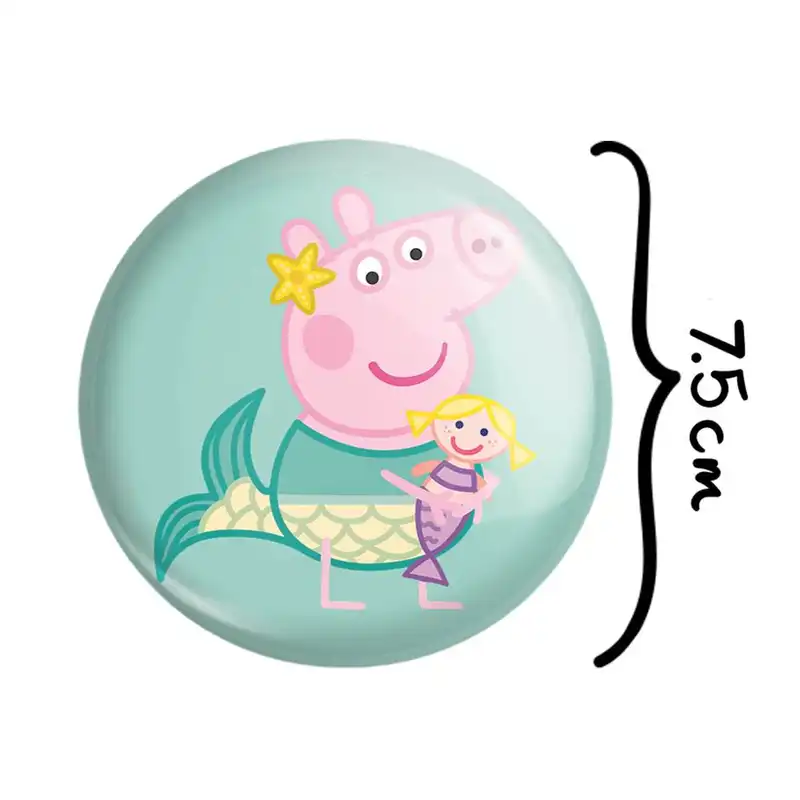 آینه جیبی خندالو مدل پپا انیمه پپاپیک Peppa pig  کد 22062
