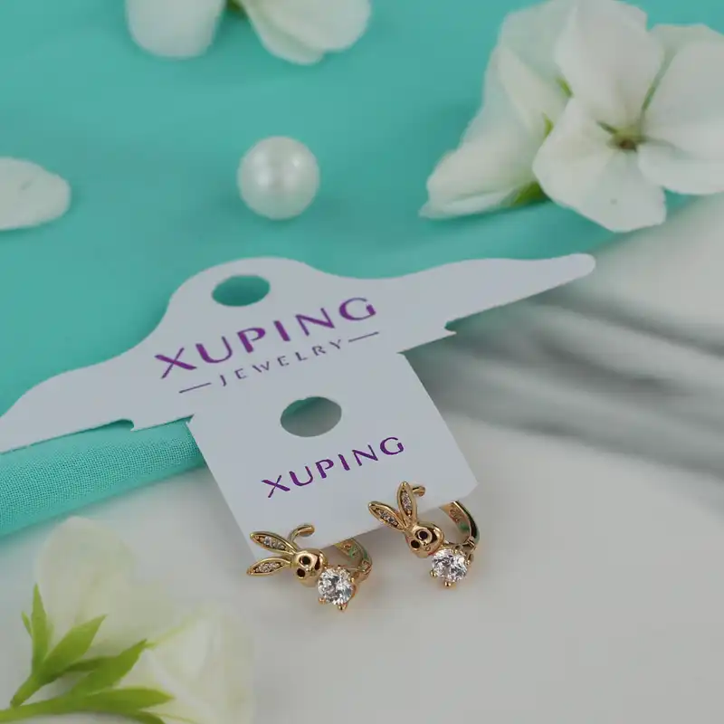 گوشواره زنانه ژوپینگ مدل خرگوش کد G410