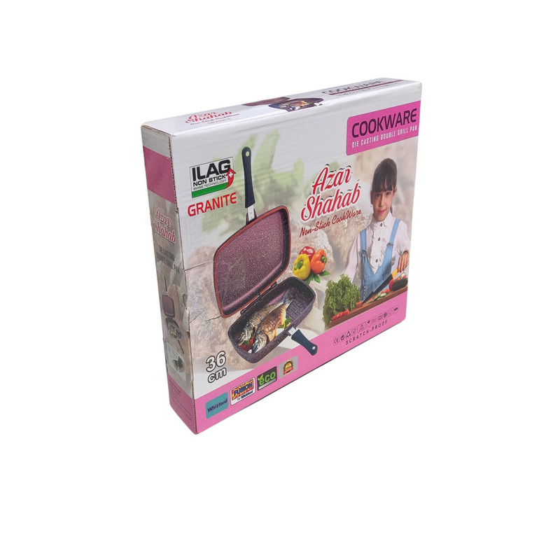تابه گریل اذر شهاب مدل رژیمی سایز 36