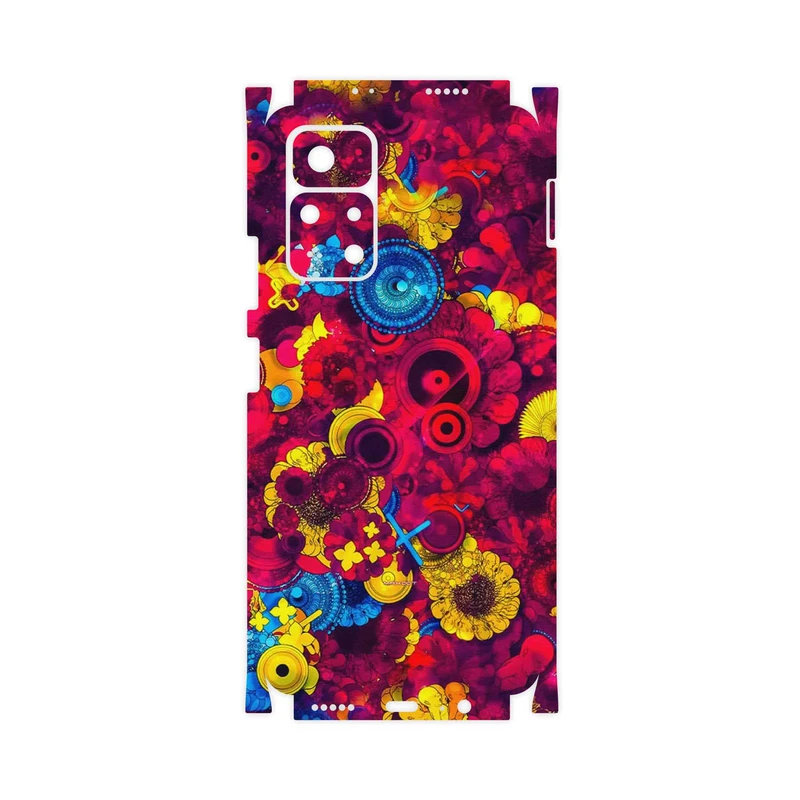 برچسب پوششی ماهوت مدل Vector Flower Garden Digital Art-FullSkin مناسب برای گوشی موبایل شیائومی Poco M4 Pro 5G