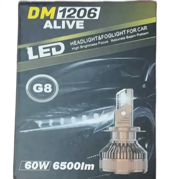 هدلایت دی ام مدل G8 پایه H7 بسته دو عددی