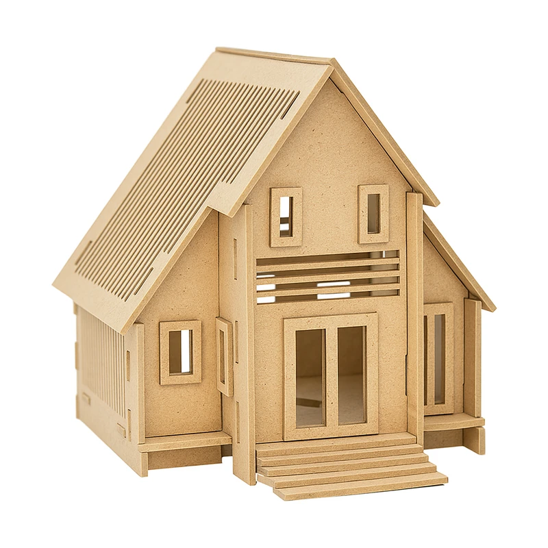 ساختنی 35 تکه مدل ماکت چوبی کلبه سوئیسی کد M194