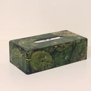 جعبه دستمال کاغذی مدل برگ