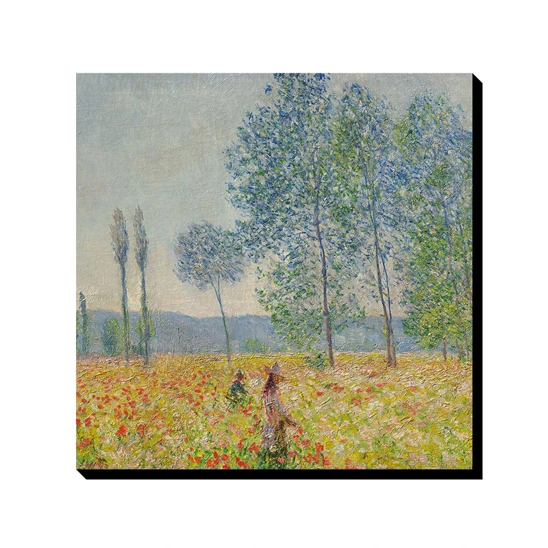 تابلو ترمه طراحان ایده طرح زیر صنوبر ها از مونه کد art0194