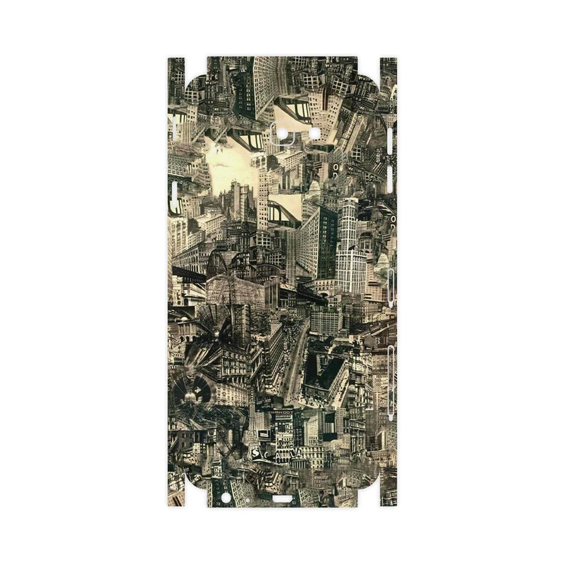 برچسب پوششی ماهوت مدل Collage of Skyscraper-FullSkin مناسب برای گوشی موبایل سامسونگ Galaxy J4 Plus