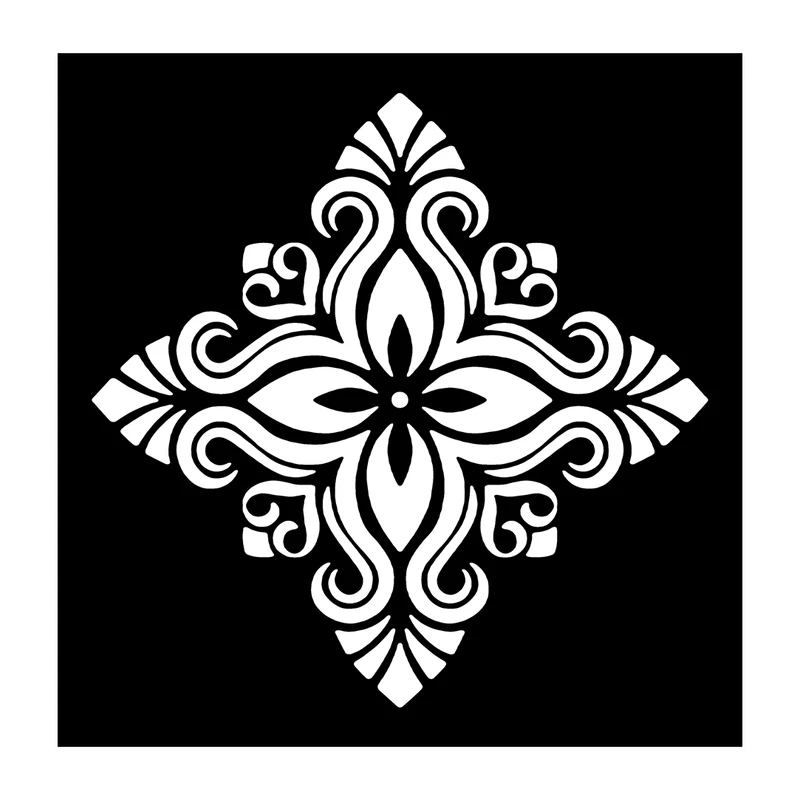  شابلون باتیس آرت طرح تذهیب کد 50-250