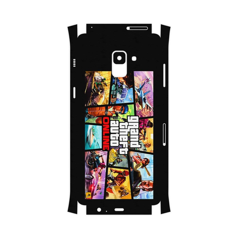 برچسب پوششی ماهوت مدل GTA Online Game Series-FullSkin مناسب برای گوشی موبایل سامسونگ Galaxy A8 Plus 2018