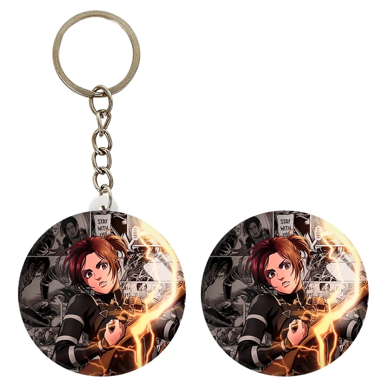 پیکسل خندالو مدل ساشا براوس انیمه اتک آن تایتان کد 10997 به همراه جاکلیدی