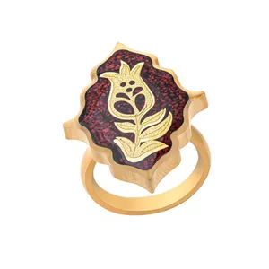 انگشتر زنانه دانژه مدل ترنج نارمیلا