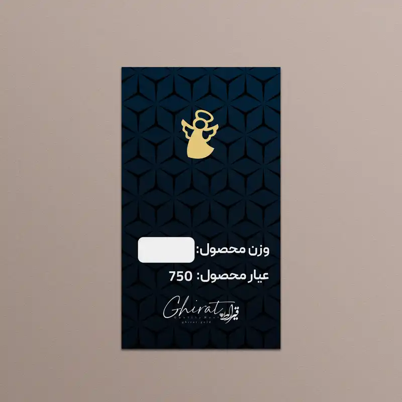 طلا گرمی 18 عیار قیراط طرح فرشته کد G001