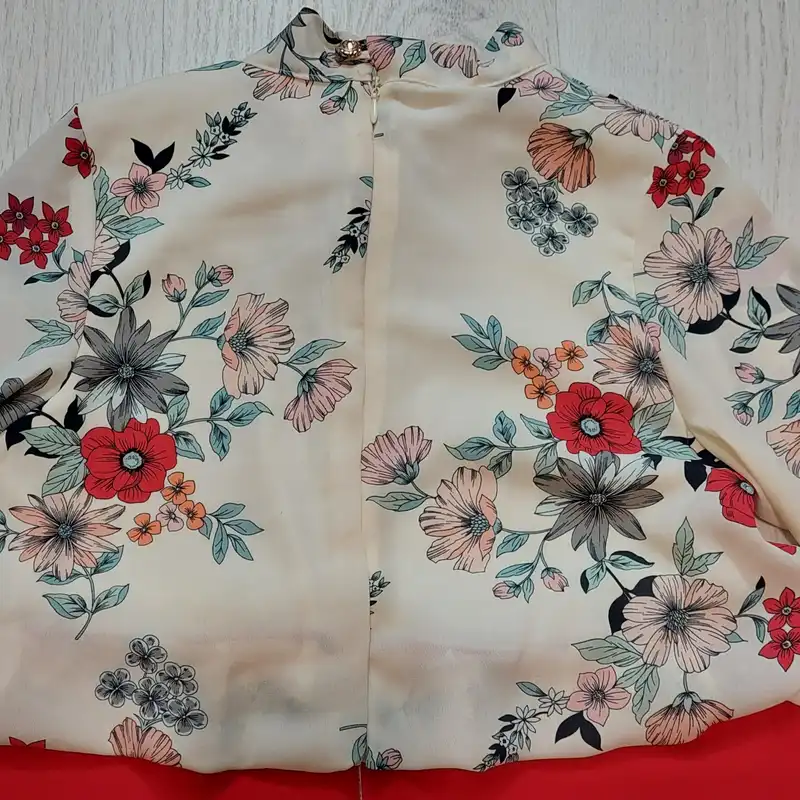 پیراهن دخترانه مدل مجلسی ASH569  رنگ قرمز