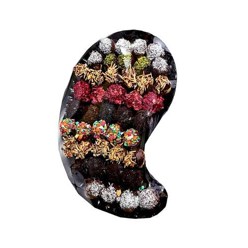 شیرینی شکلاتی ترمه - 850 گرم