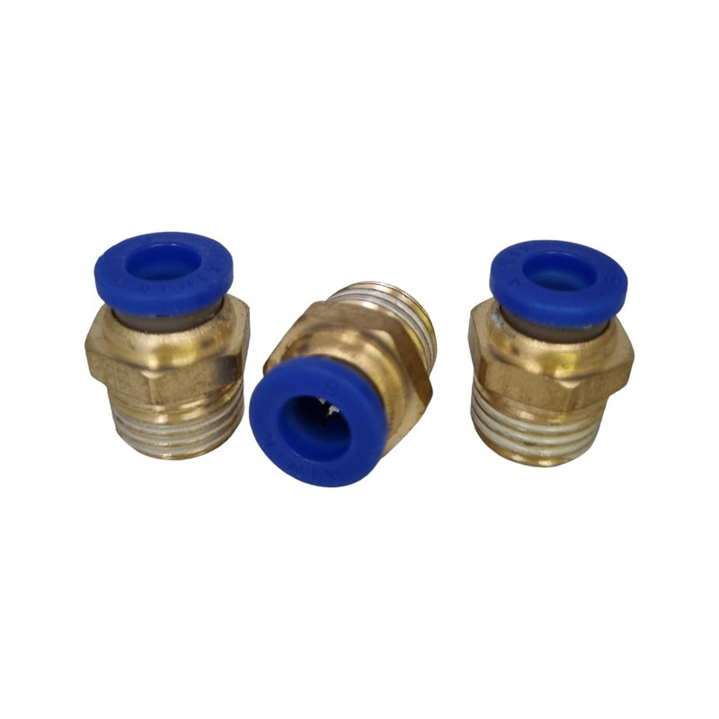 اتصال مستقیم مدل برنجی 1/4 به 6 مجموعه 3 عددی