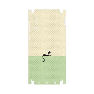 MAHOOT Minimal Internet Cat Icon-FullSkin Cover Sticker for Samsung Galaxy M02