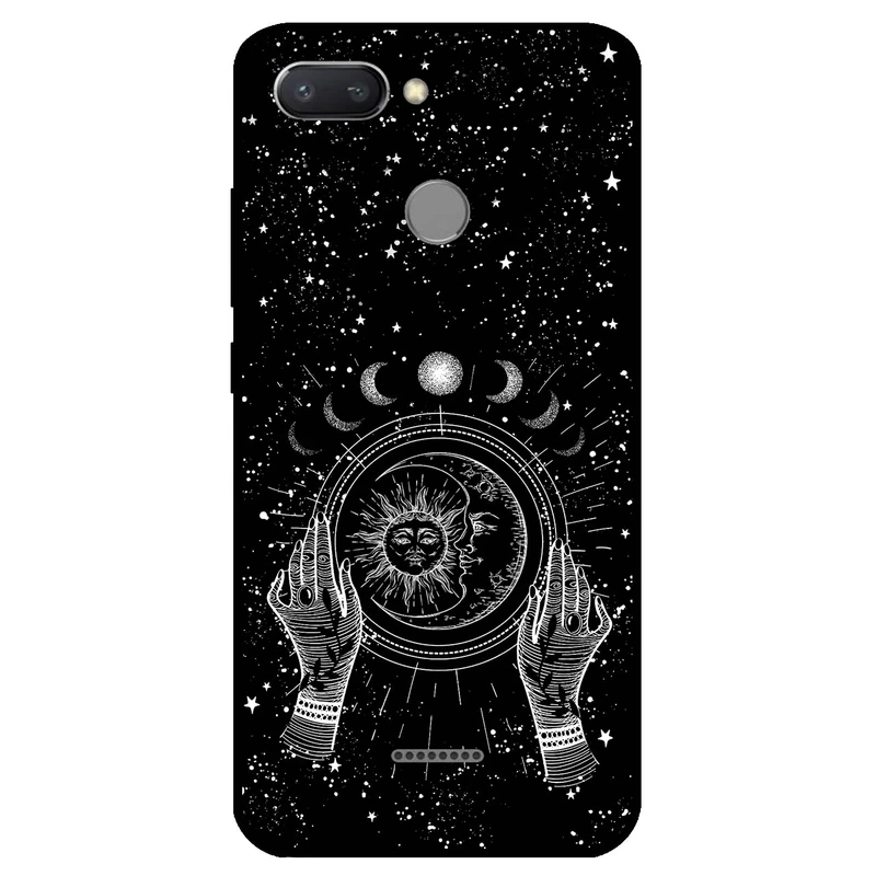 کاور مگافون طرح ماه و خورشید مدل 1892 مناسب برای گوشی موبایل شیائومی Redmi 6 