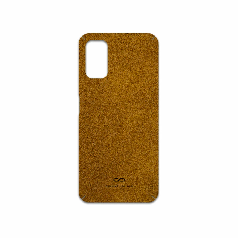 برچسب پوششی ماهوت مدل Brown-Chamois-Leather مناسب برای گوشی موبایل شیائومی Poco M3 Pro 5G